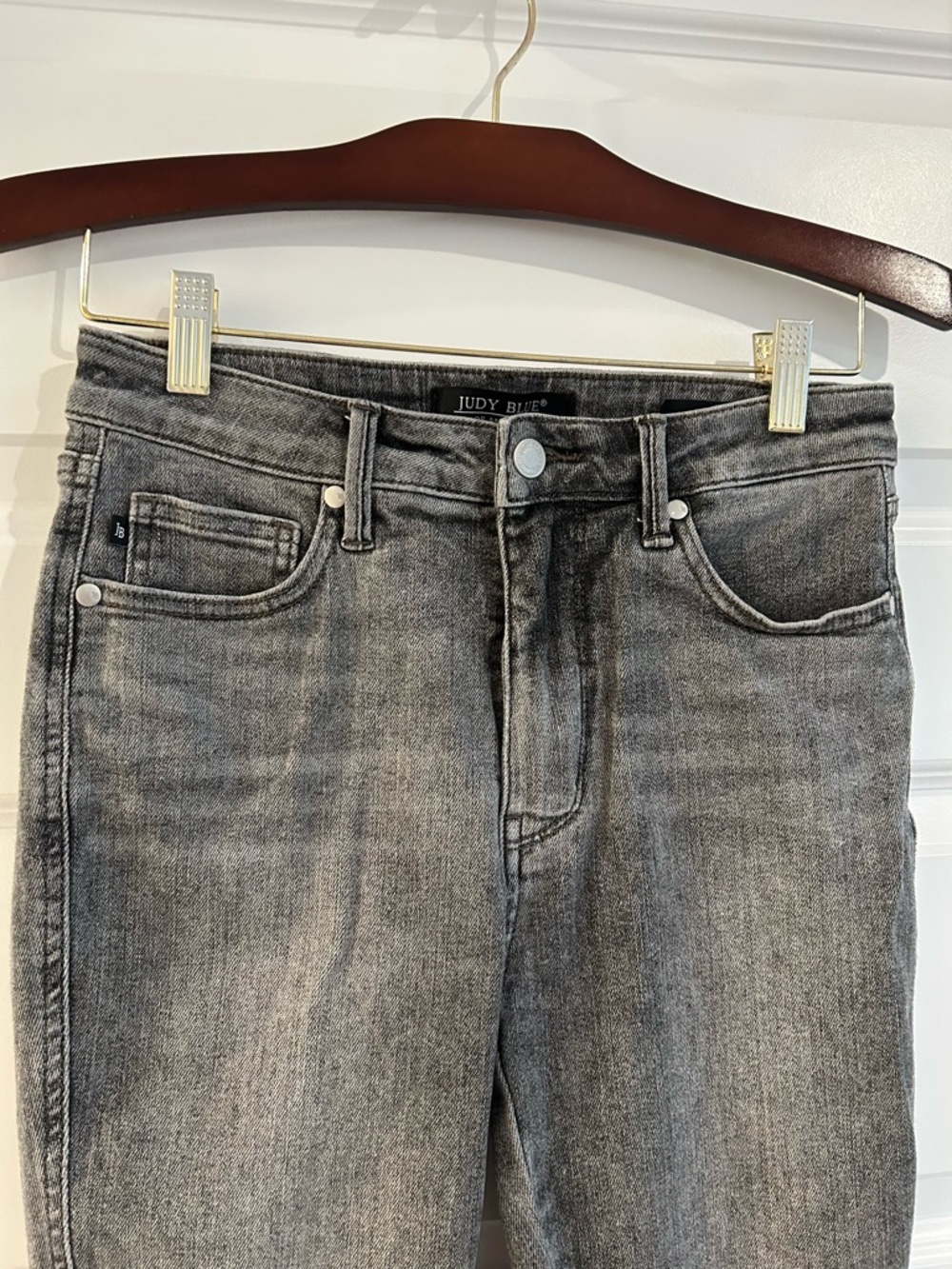 Judy Blue Skinny Jeans Gray Size 7 / 28 - Picture 2 of 10